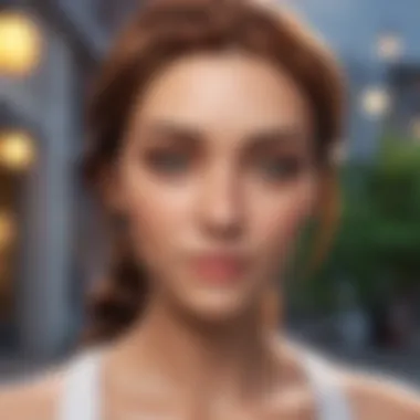 Seamless Gameplay Access Smartphone with Sims 4 gameplay screen