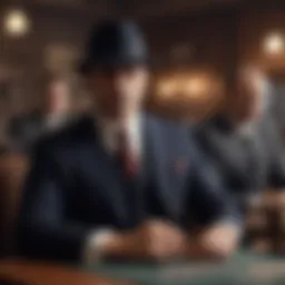 Conceptual representation of imobsters in mobile gaming