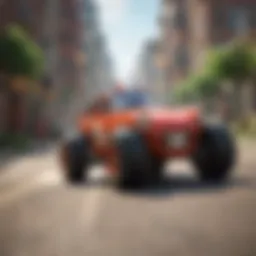 Energetic racing scene from Angry Birds Go