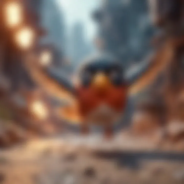 Rebel Bird launching an attack in Angry Birds Star Wars