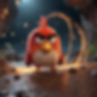 Angular trajectory in Angry Birds Space HD