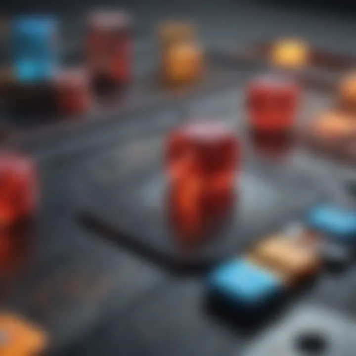 Strategic gameplay with vibrant colors and intricate details