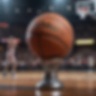 Augmented reality basketball game