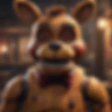 Augmented reality experience in FNAF AR