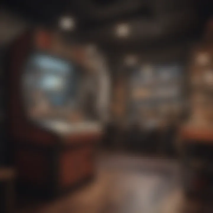 Stylized illustration of different game genres available on Apple Arcade