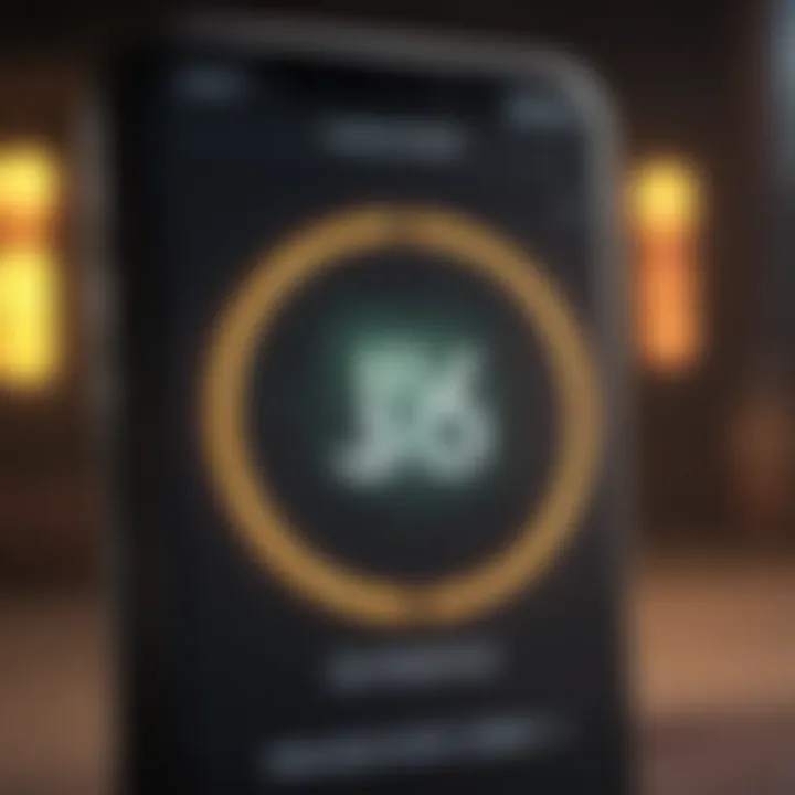 Close-up of a smartphone battery indicator during gameplay