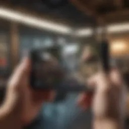 Serene gaming experience on a smartphone