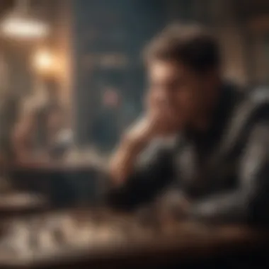 The Art of Strategic Decision-Making Player contemplating a critical decision in a strategy game