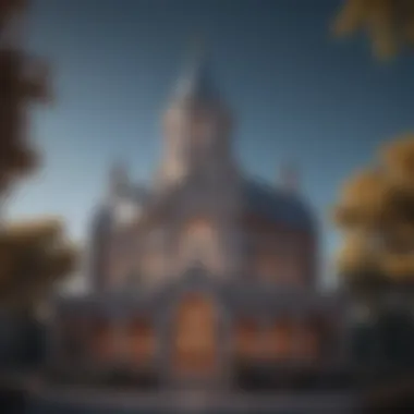 Intricate Candy Church Blueprint