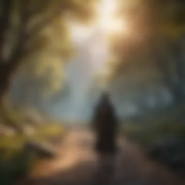 Mystical Quest Captivating Adventure Game Illustration