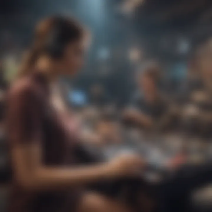 Mobile gaming community engagement