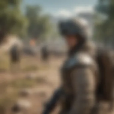 Immersive Battlefield Experience An immersive battlefield scene from a turn-based strategy game on Android