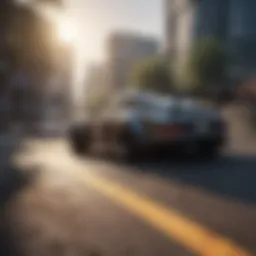Conceptual design of a car racing game environment