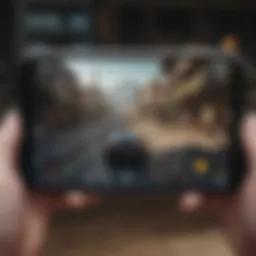 Visual representation of console games on iPhone showcasing gaming interface