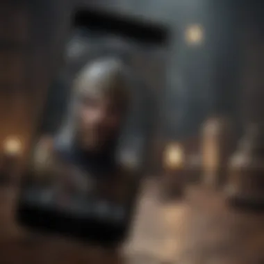 Mobile Interface Features in Crusader Kings An illustration demonstrating unique mobile interface features for Crusader Kings.