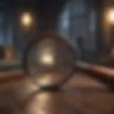 Gaming Detective with Magnifying Glass