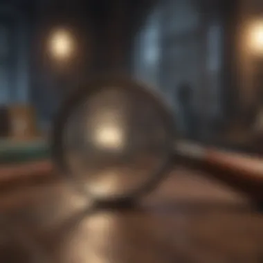 Pursue Clues with Precision Gaming Detective with Magnifying Glass