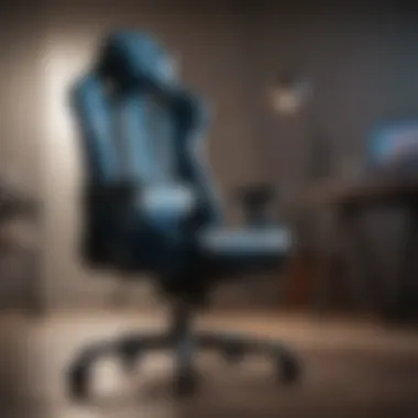 Ergonomic Diablo Gaming Chair in Azure