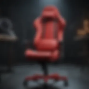 Luxurious Diablo Gaming Chair in Crimson