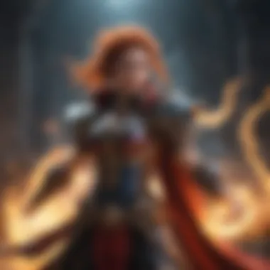 Elemental Mage Unleashing Elemental Fury Elemental Mage casting powerful spells