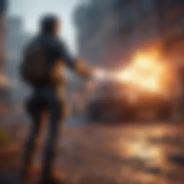 Action-Packed Offline Adventure An adventurous scene from an offline action game featuring stunning graphics