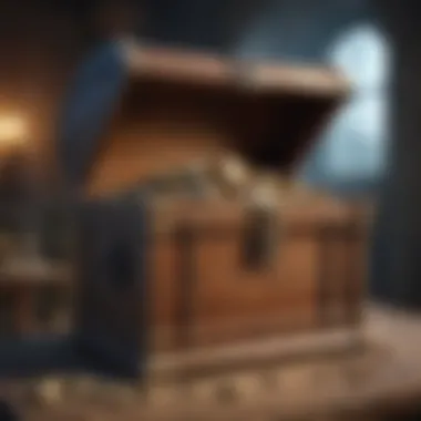 Enigmatic Treasure Chest Enigmatic Treasure Chest in Seek and Find Game