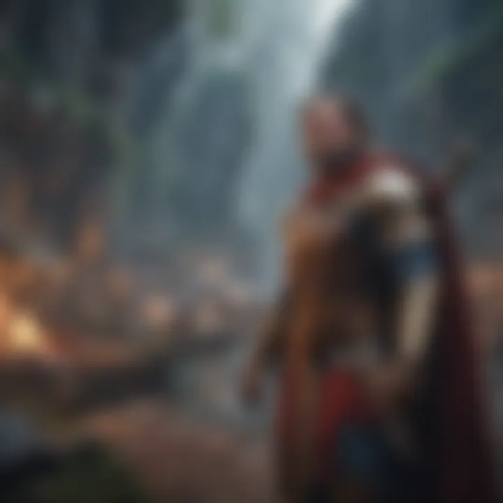 Epic Quest Game Illustration