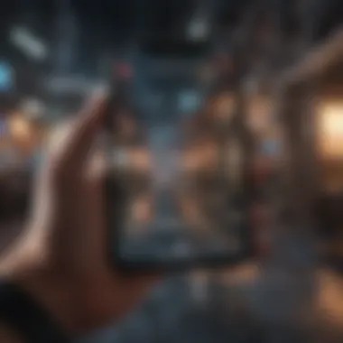 Innovative Mobile Gaming Trends A visual representation of emerging trends in mobile gaming, featuring innovative game mechanics and technology.