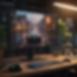 Dynamic gaming interface showcasing 120Hz refresh rate