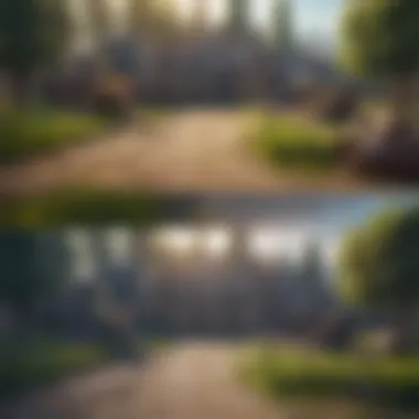 Visual Comparison of Mobile Games Visual comparison of various mobile games that share stylistic and gameplay similarities with Fortnite.