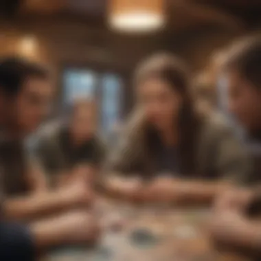 Community Engagement in Card Games Engaging community interactions in a card game