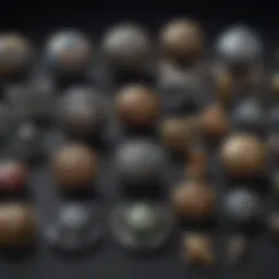 An intricate design of RPG class icons showcasing diversity