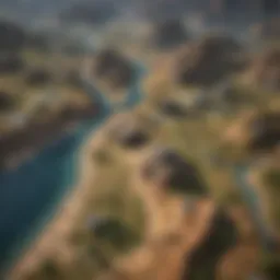 Strategic map layout of an RTS game