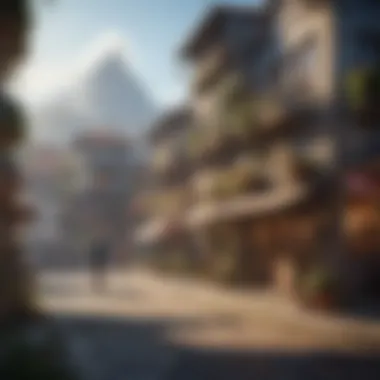 Thriving Virtual Community A vibrant community thriving within a world-building game