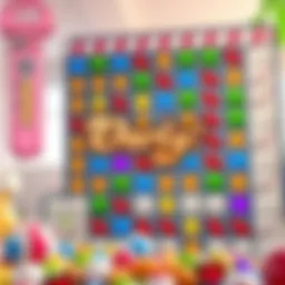 Classic Candy Crush Saga gameplay interface showcasing vibrant candies