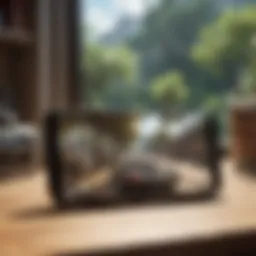 Tranquil mobile gaming experience