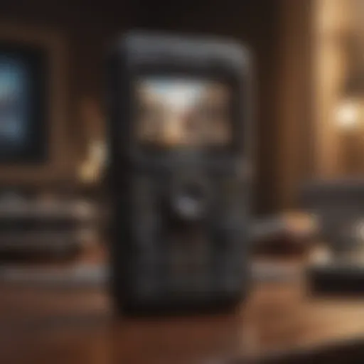 A vintage mobile phone showcasing classic games on its screen
