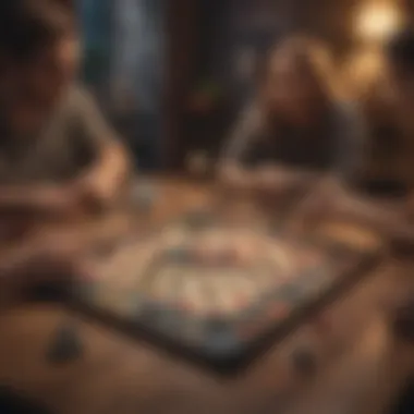 Classic Board Game Night A group of friends enjoying a classic board game night
