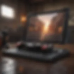 Dynamic iPad gaming experience showcasing various genres