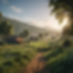 Lush Farm Landscape