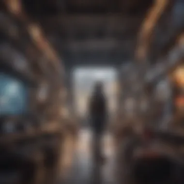 Gaming World Exploration Illustration showcasing a gamer exploring the vast world of free app store games