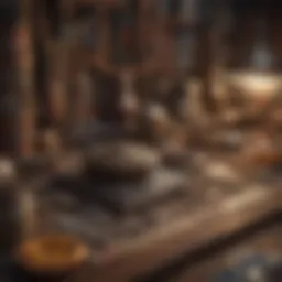 A captivating hidden object scene filled with intricate details