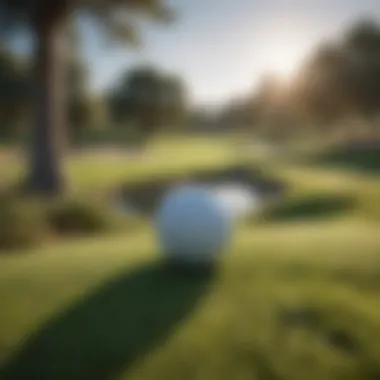 Tranquil Golf Course A tranquil golf course setting
