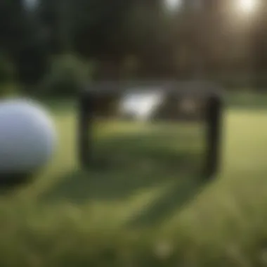 User Experience in Golf Gaming User enjoying a golf game on a mobile device