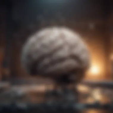 Cognitive Skills Development Through Gameplay A brain illustration depicting cognitive skills development through word games