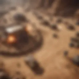 Strategic gameplay overview of an RTS game on Android