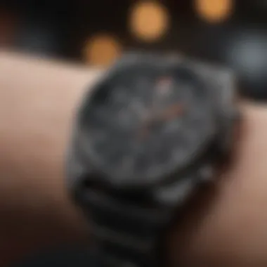 Customizable Gaming Watch Interface A close-up of a customizable watch interface with gaming elements