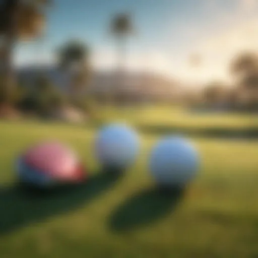 Golf Clash gameplay showcasing a vibrant course