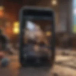 Illustration depicting the engaging mechanics of AFK mobile games