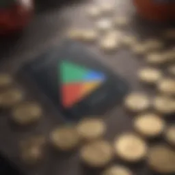Illustration of redeeming Google Play codes